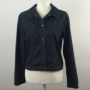*SOLD* Halogen Dark Denim Jean Jacket